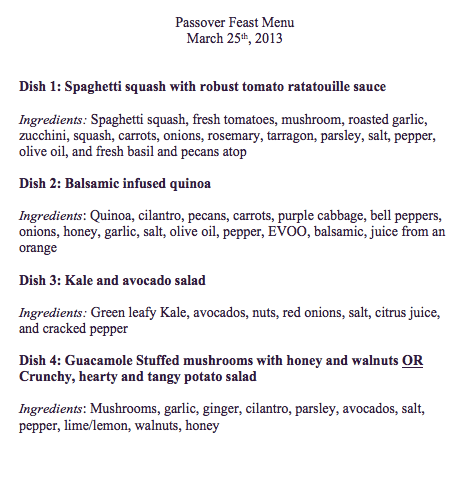 passover screen shot