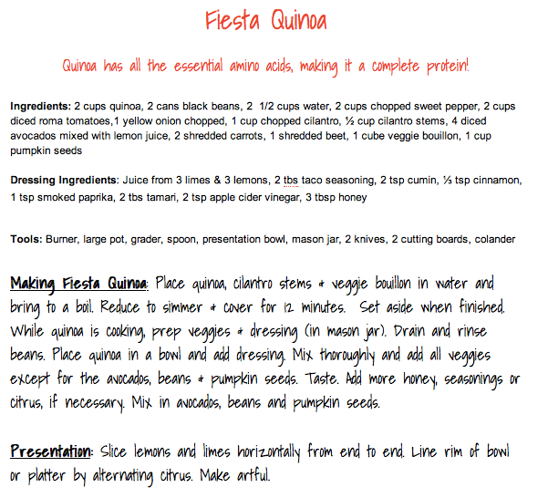 Go Texan Go Local Fiesta Quinoa