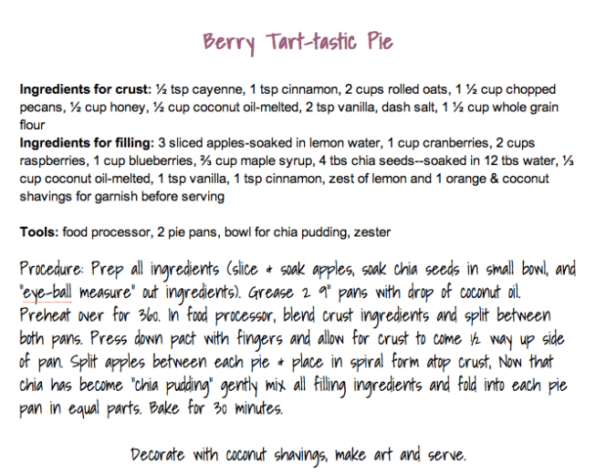 berry tart pie